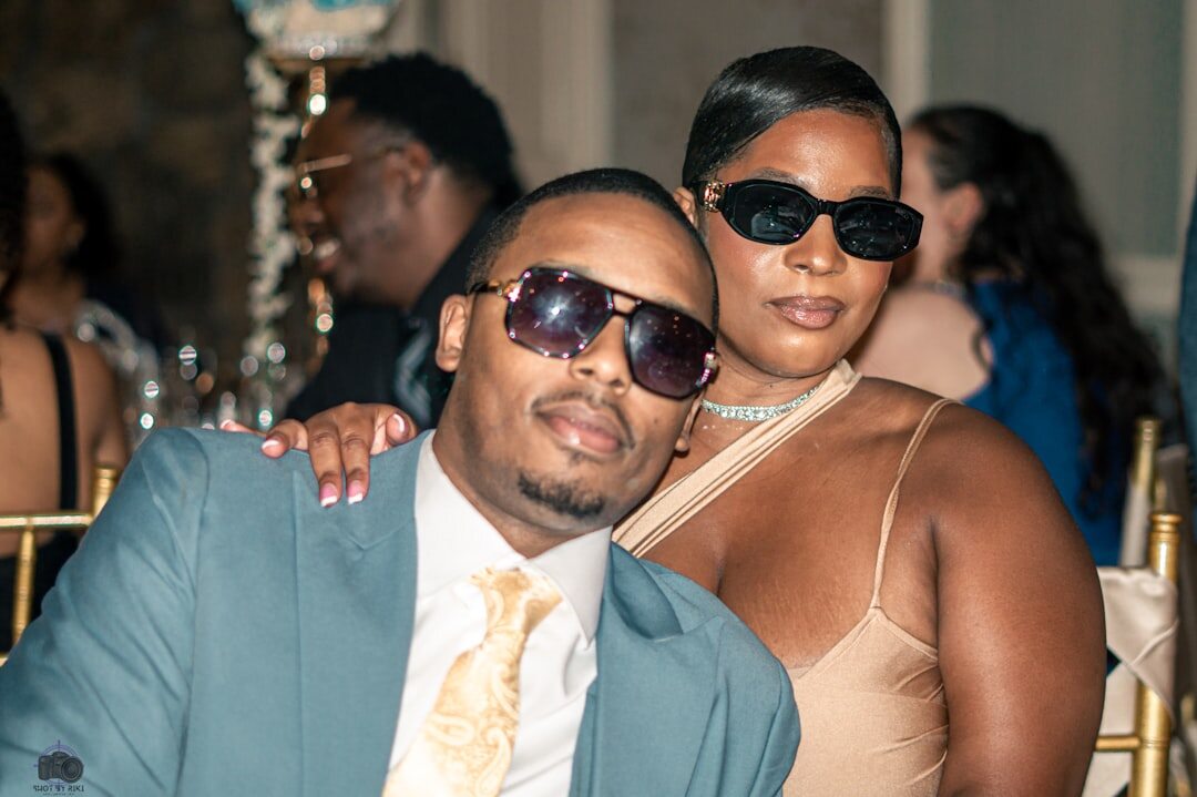 celebrity couple at event