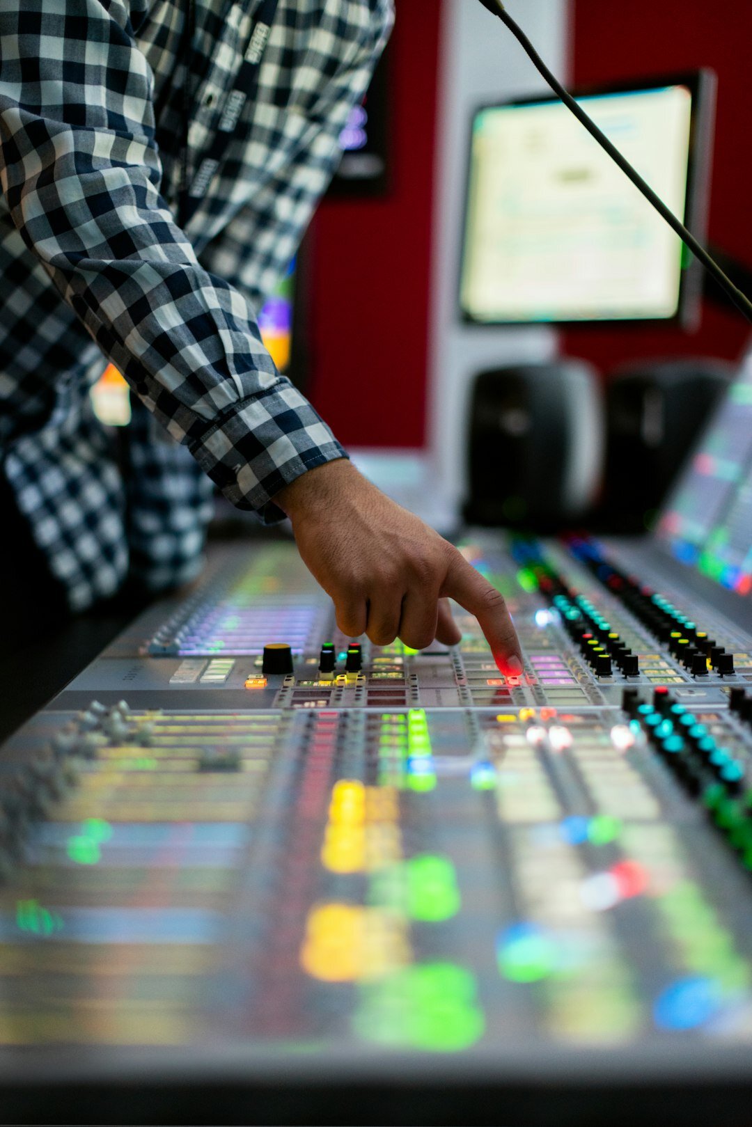 music producer in studio