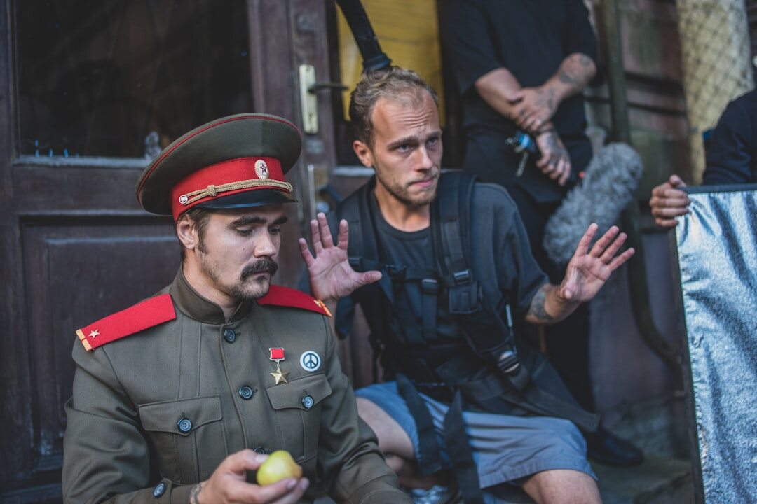 surprised movie star face
