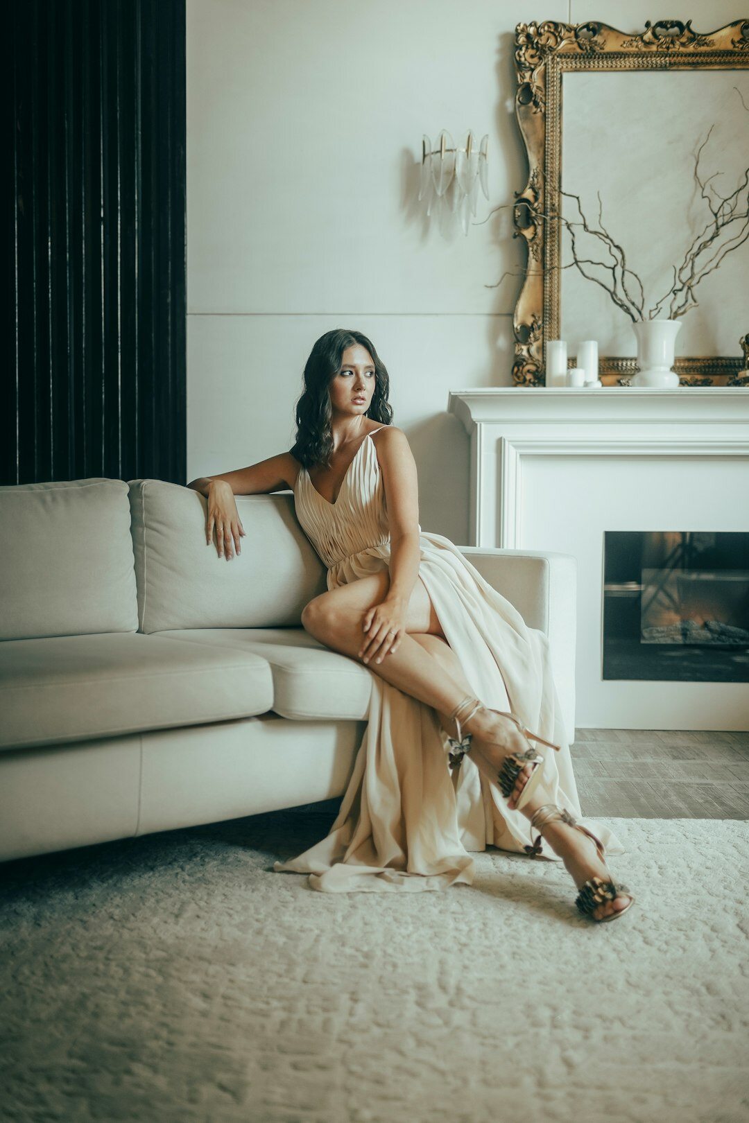 elegant evening gown