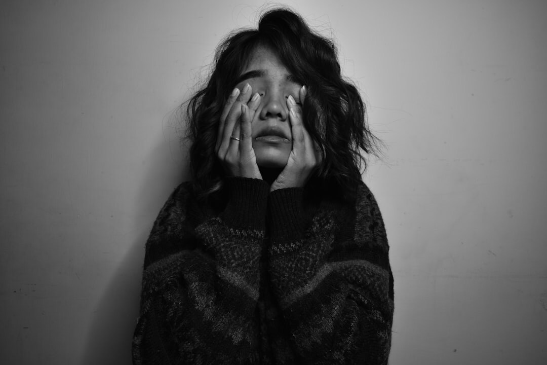 actress in emotional moment